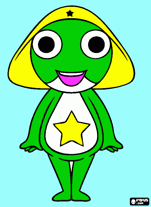 Sargento Keroro para colorear