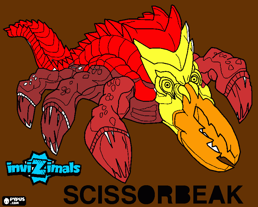 scissor para colorear
