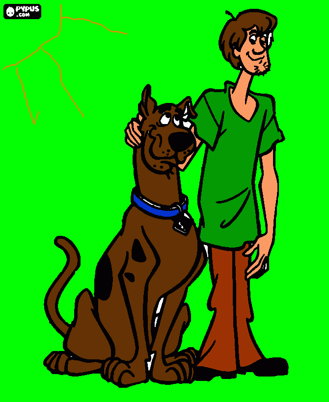 scob para colorear