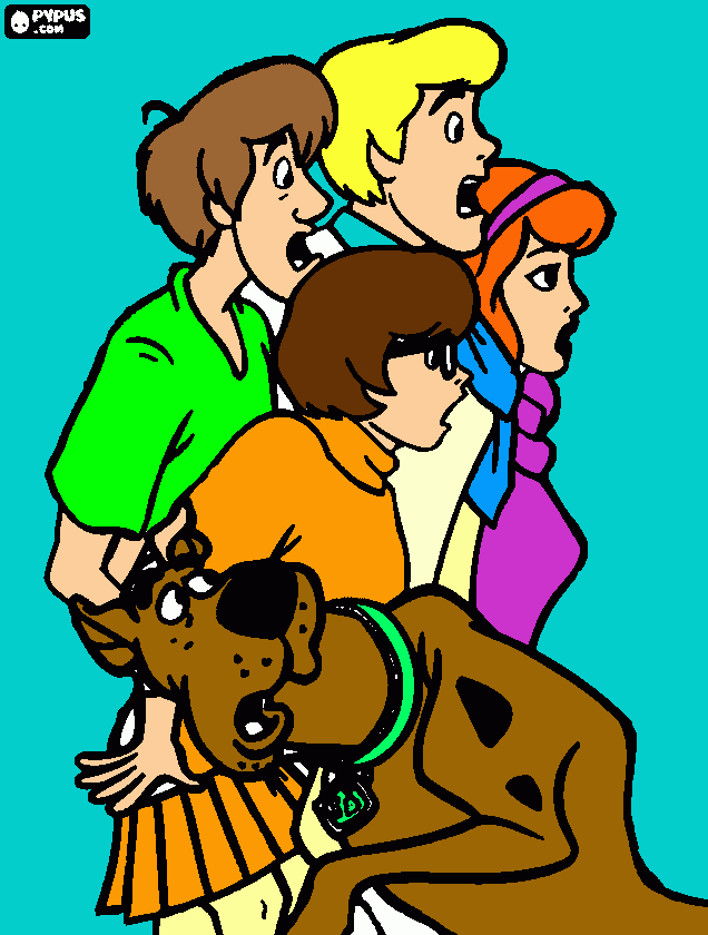 scoby para colorear