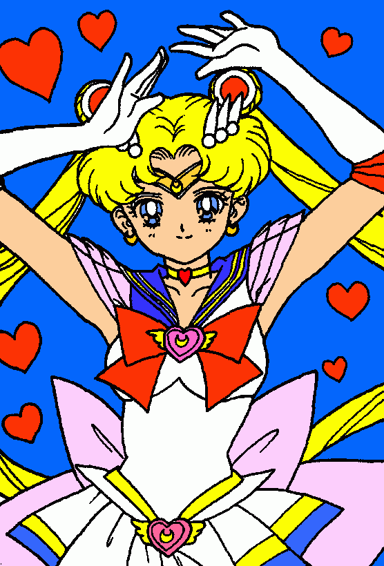 Serena Tsukino para colorear