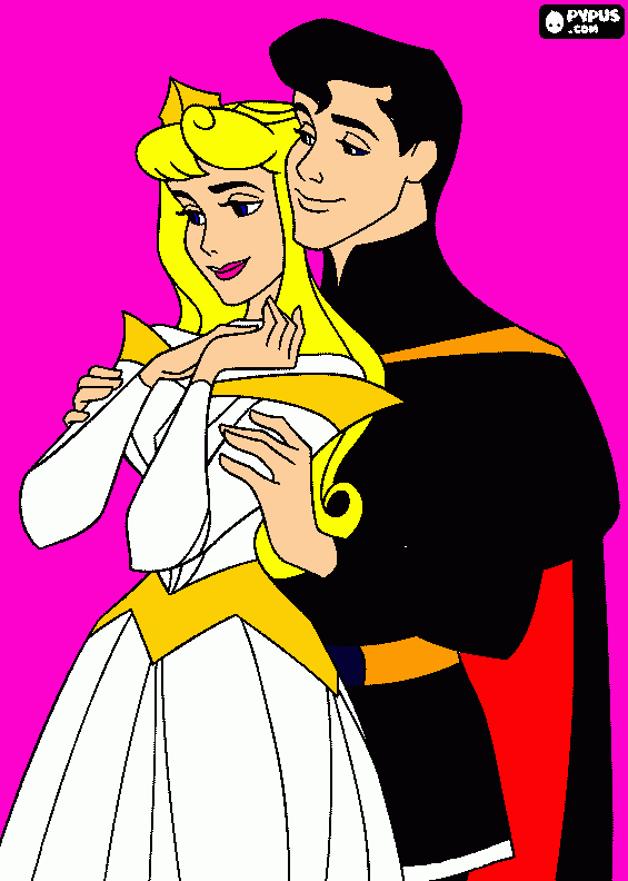 serena y darien para colorear