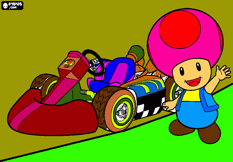 seta para colorear