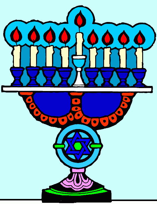 shalom para colorear