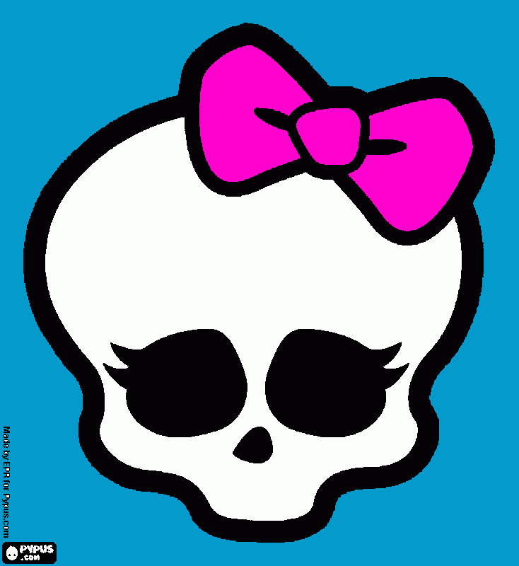 SIGNO DE LAS MONSTER HIGH para colorear