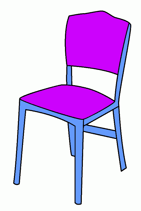 silla para colorear