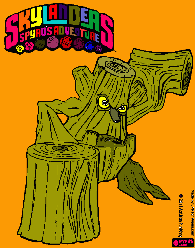 skaylanders para colorear
