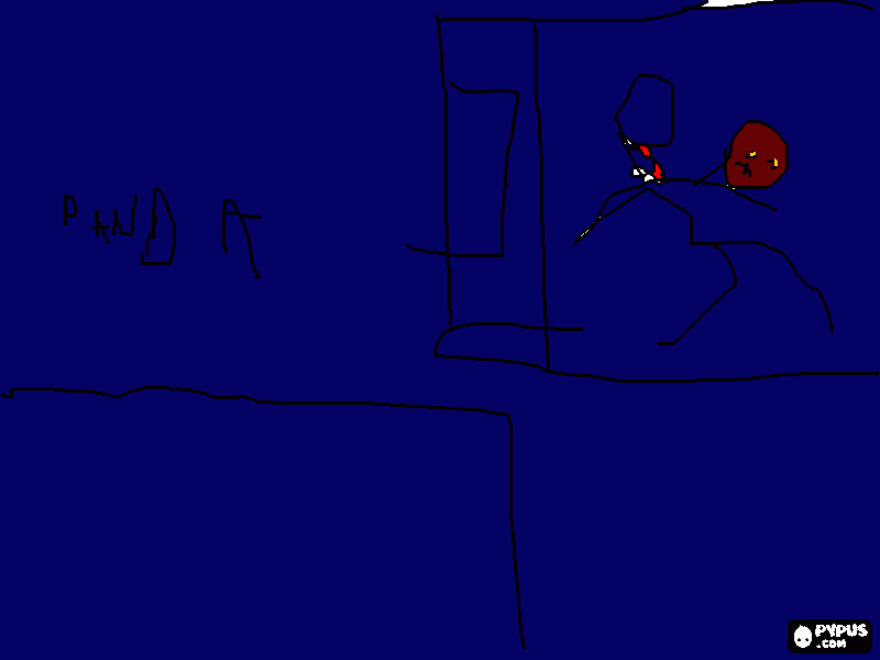 slender man para colorear