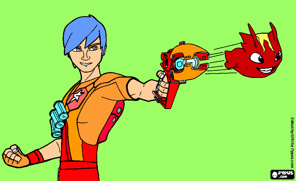 slugterra para colorear