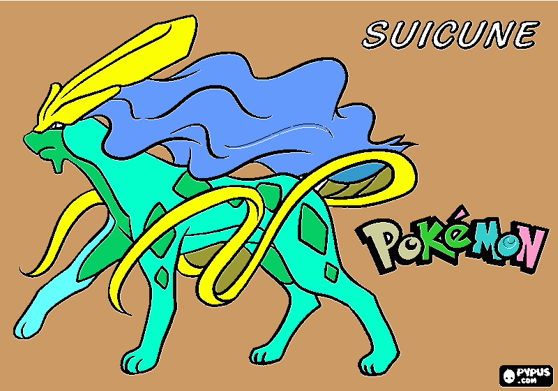 soicune para colorear