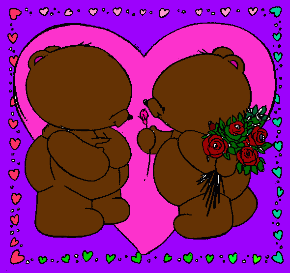 Son hermosos y de color marron para colorear