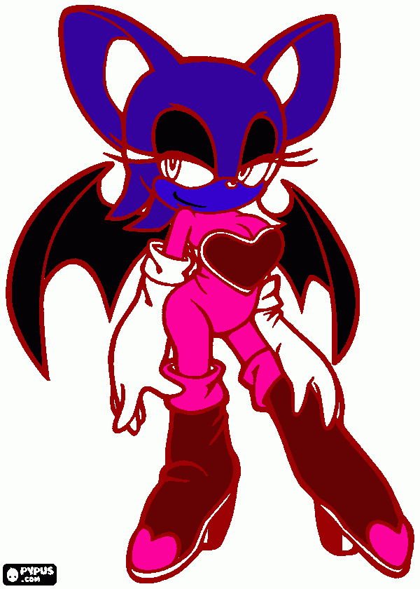 sonic dash para colorear