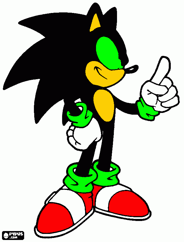 sonic whiter winder para colorear