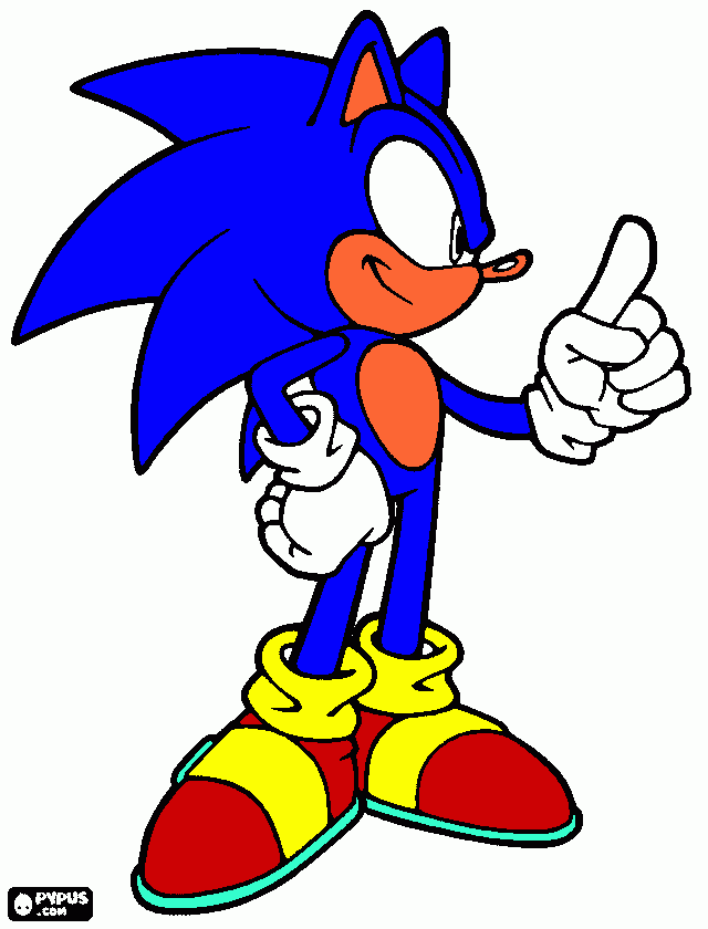 sonik craf limeyti para colorear