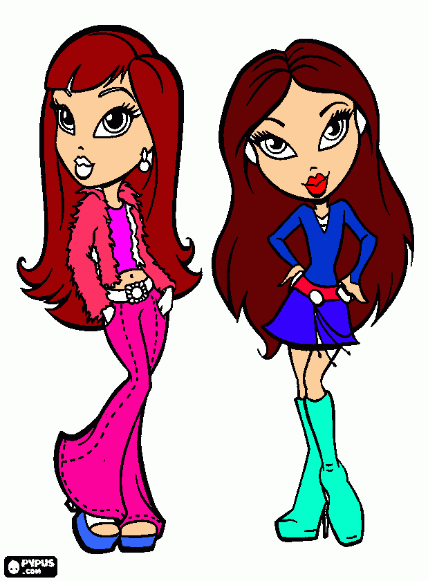 Soy yo con dos modelitos  para colorear