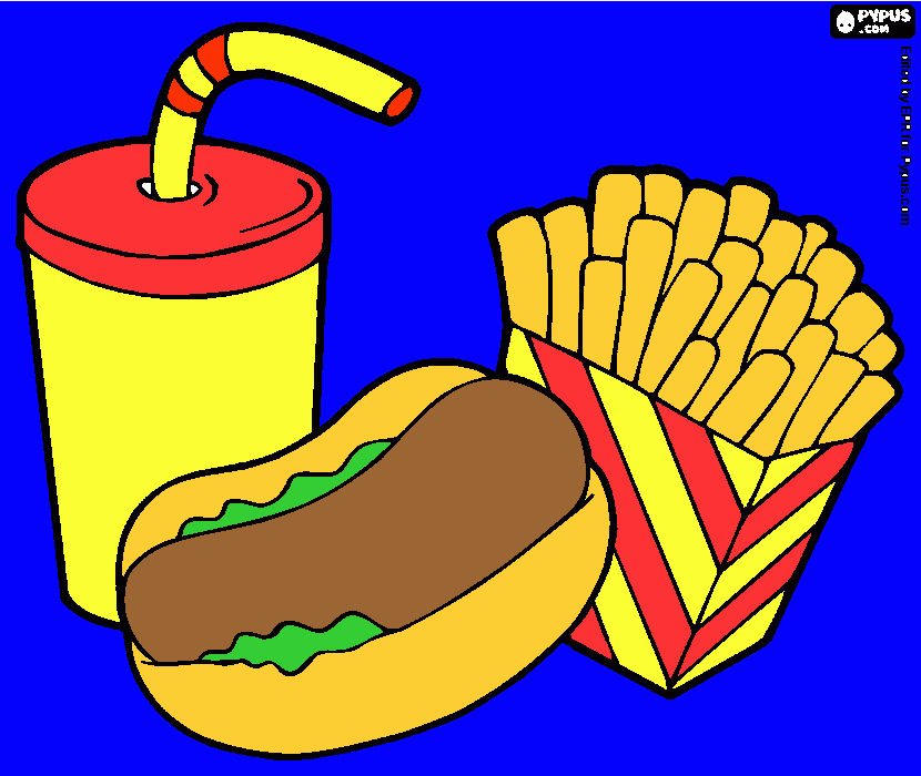  spanish food coloring thing para colorear