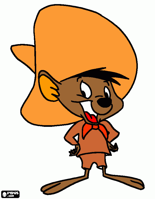 Speedy Gonzalez para colorear