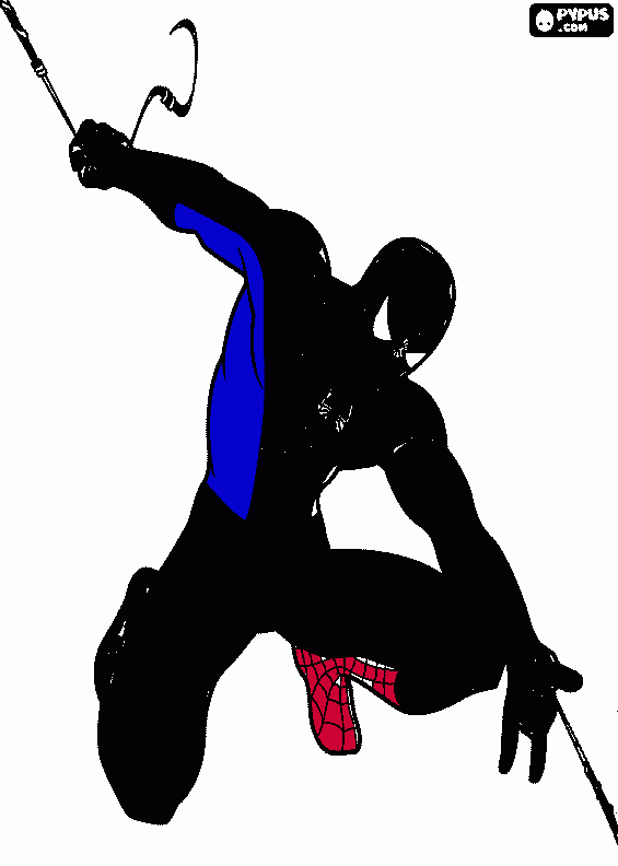 SPIDERMAN SIMBIOTISADO para colorear