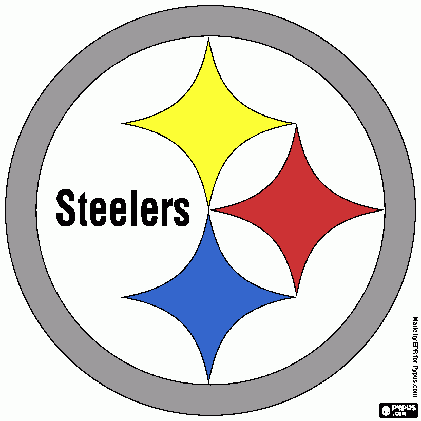 steelers para colorear