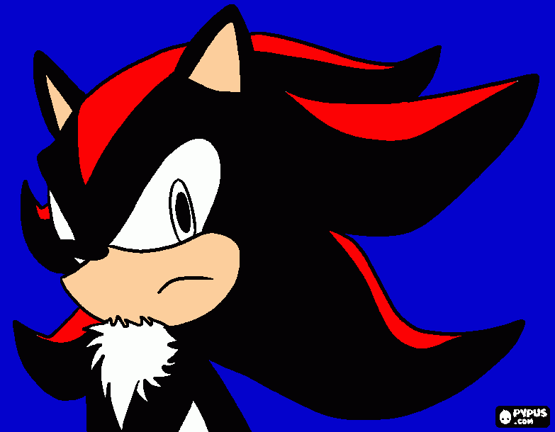 Super dibujo de shadow para colorear