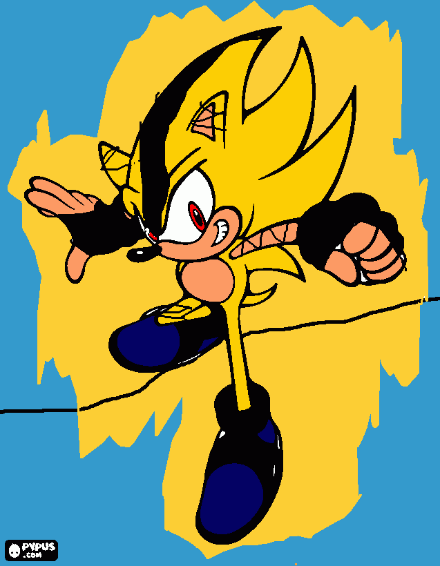 super leon para colorear