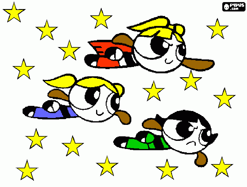 super nenas para colorear