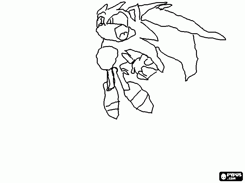 super sonic 3 para colorear