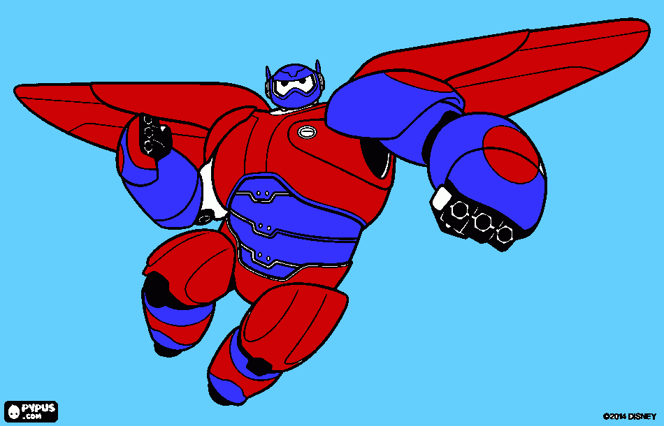 superherbue para colorear