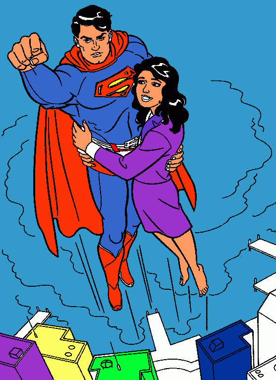 Superman 2 para colorear