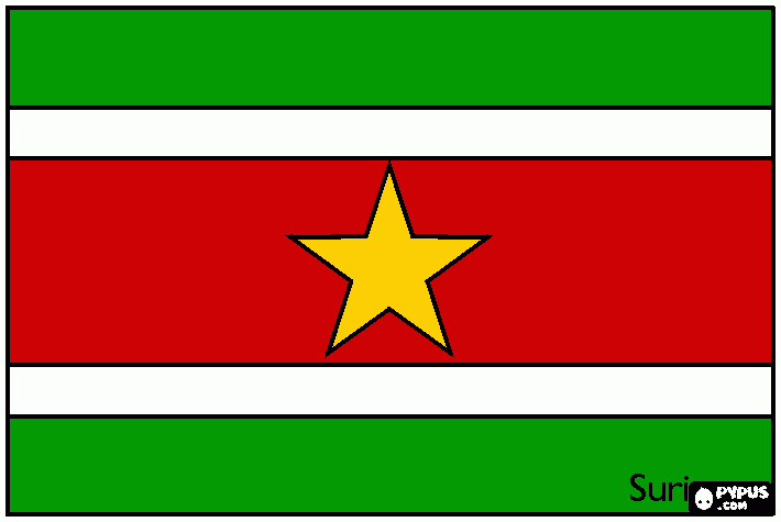 Suriname news para colorear