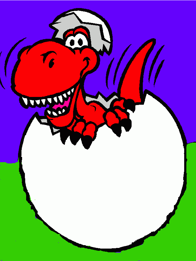 T-Rex de Edu para colorear