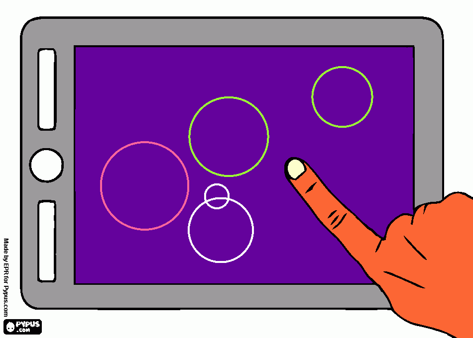 tablet para colorear