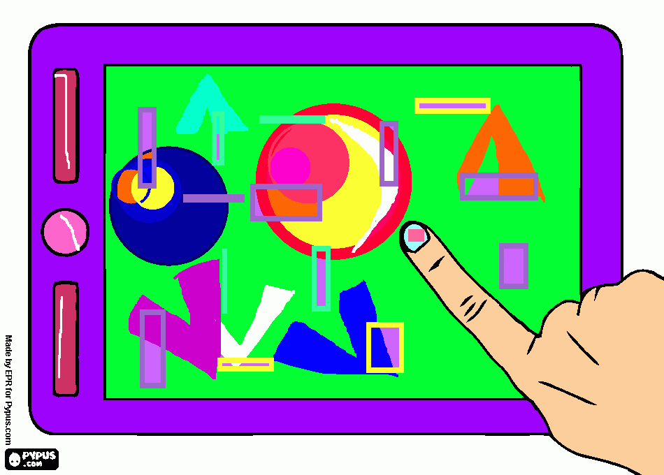 tableta para colorear