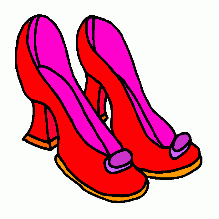 tacones para colorear