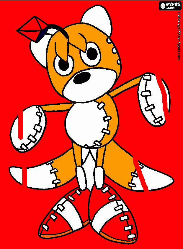 tails dol para colorear