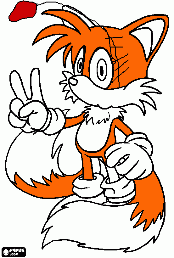 tails doll para colorear