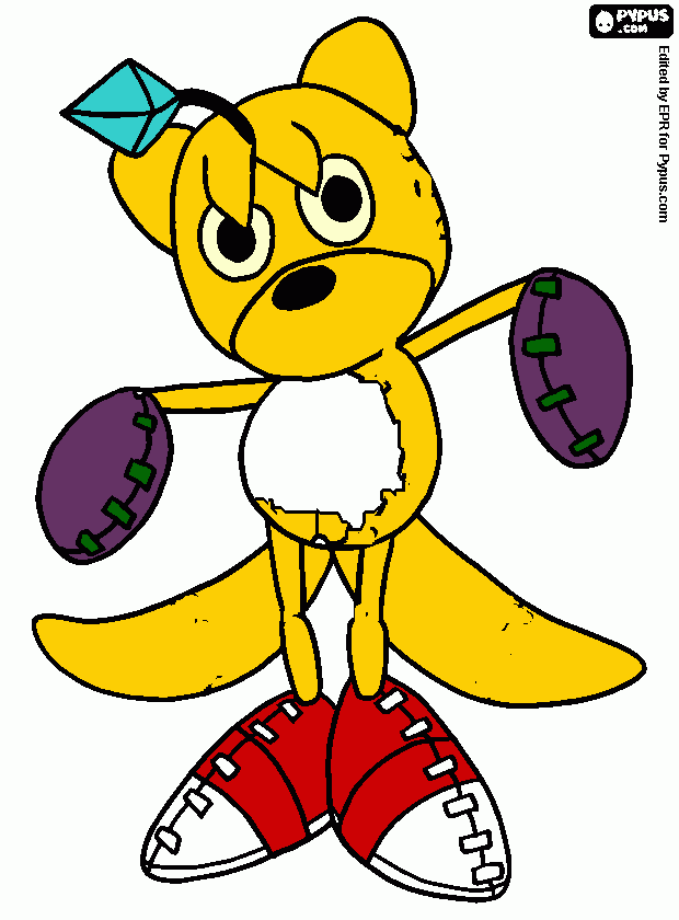 tails manos carnivoras para colorear