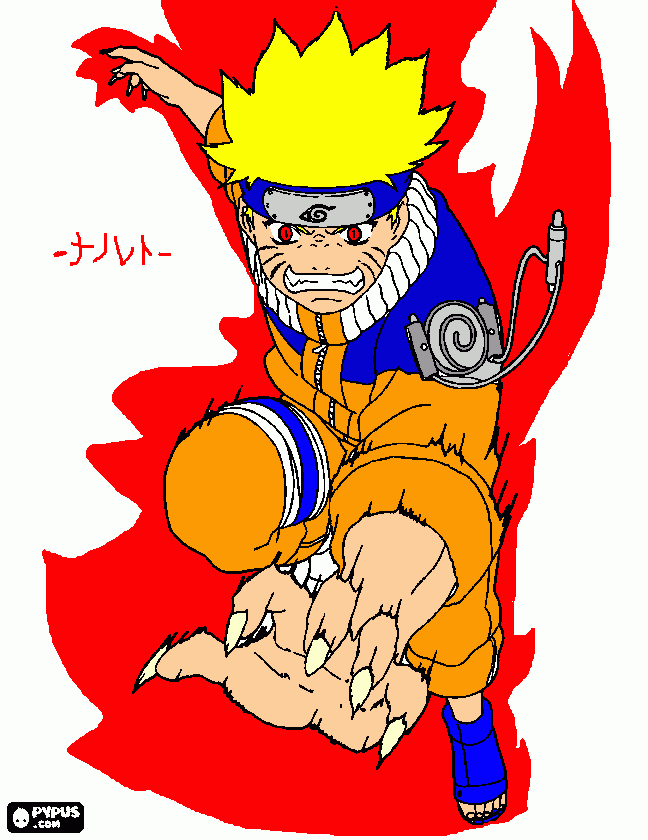 Taju kage bunshin no JUTSU! para colorear