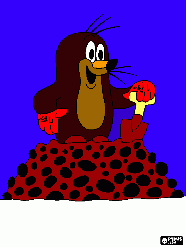 talp para colorear