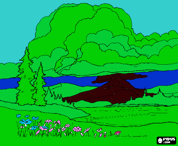tarea artistica para colorear