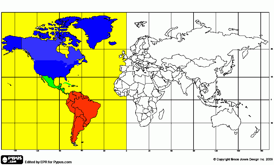 tarea de mapa para colorear
