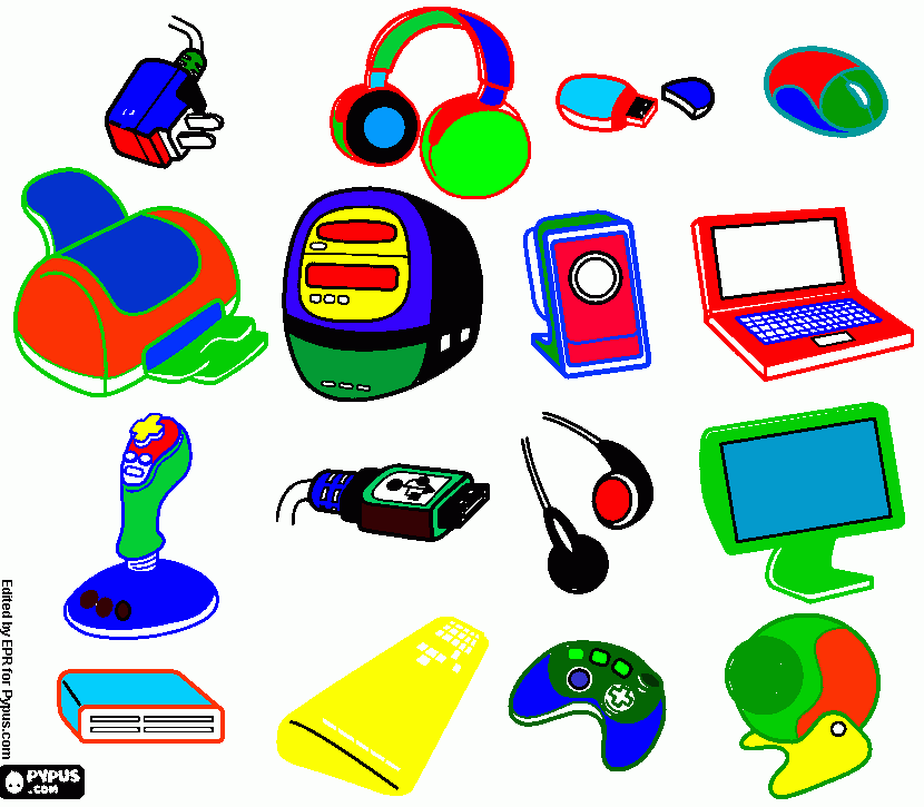 Tarea de Tecnologia Eduacativa para colorear