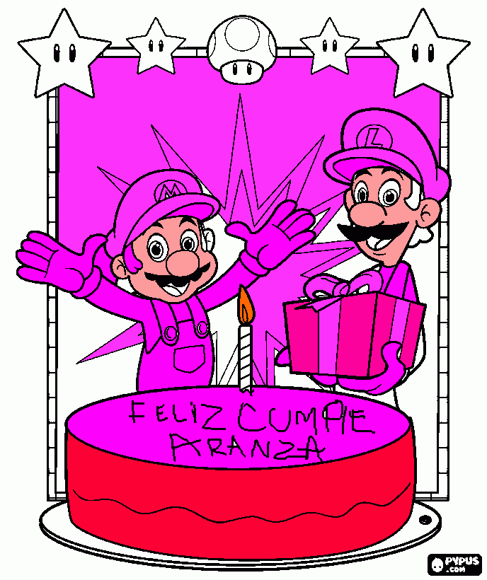 tarfeta para aranza para colorear