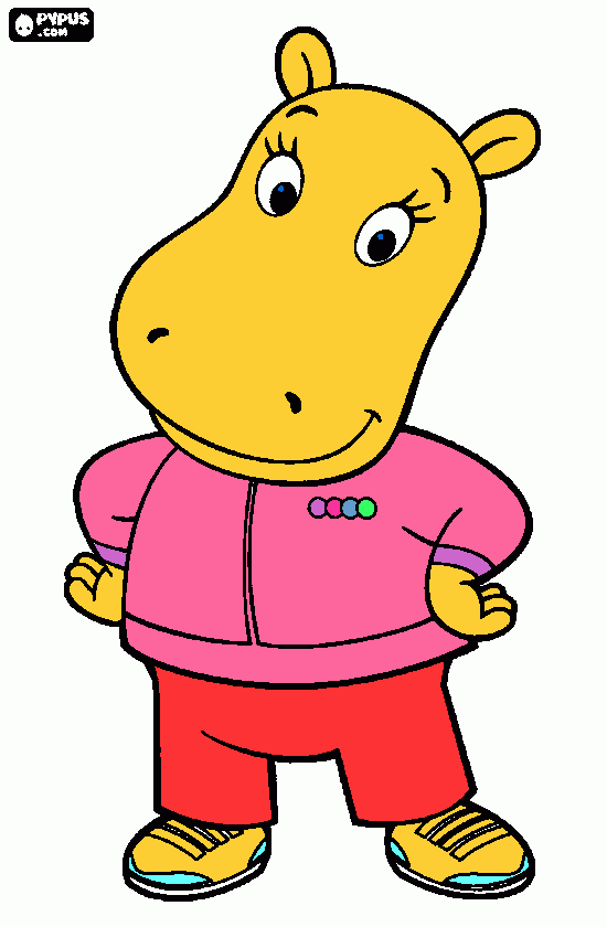 tasha backyardigans para colorear