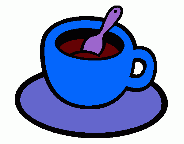 taza para colorear