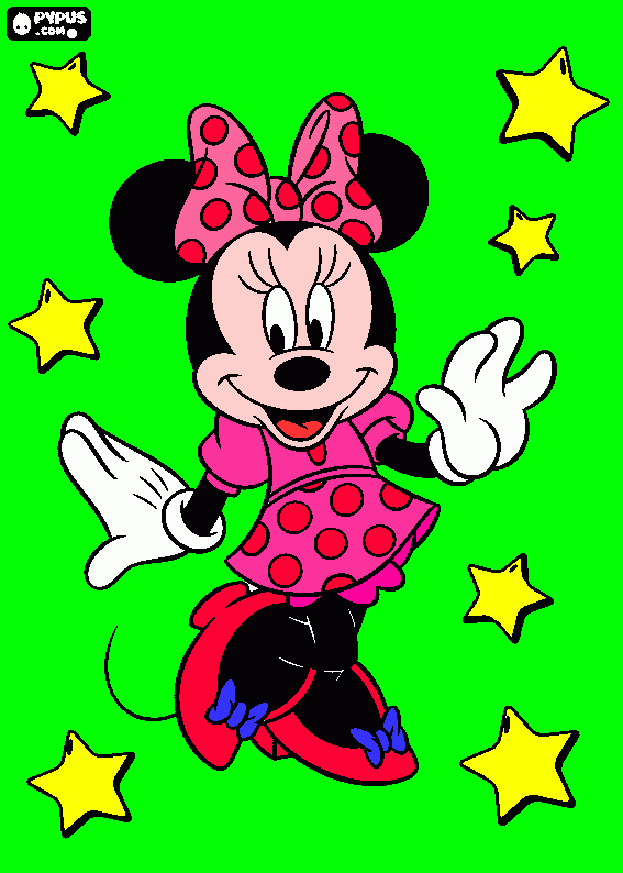 te adoro minnie soy tu fan numero 1 para colorear