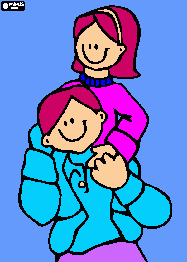 te  amo  papá para colorear