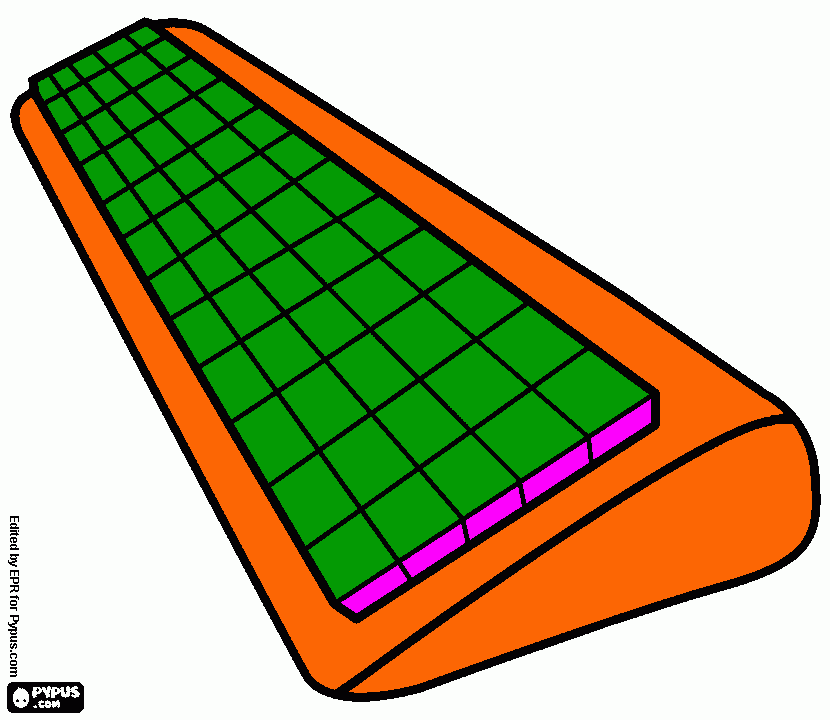 teclado maria camila para colorear