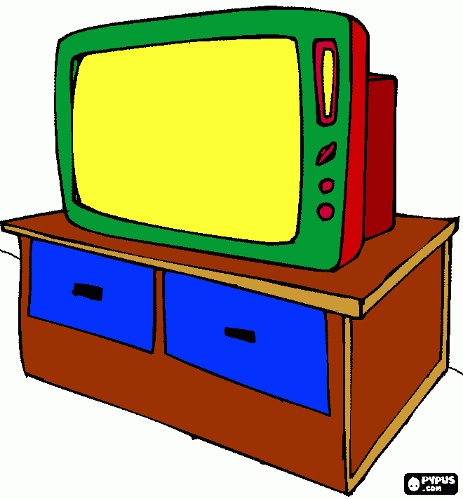 tele  para colorear