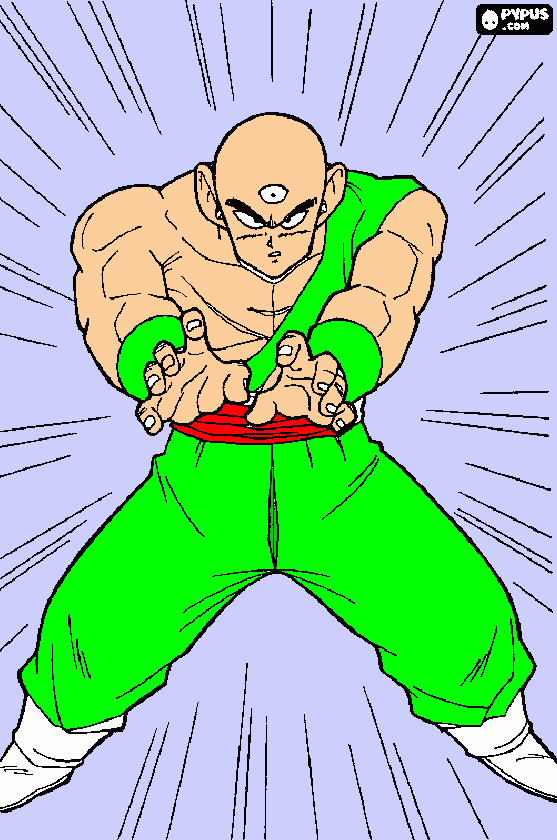 ten yin jan para colorear